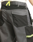 Hi Vis Detail Stretch Holster Work Cargo Shorts