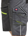 Reflective Trim Multi Pocket Stretch Cargo Shorts