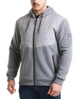 Quilted Hooded Sweat Jacket