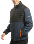 Padded Fleece Body & Sleeves Zip Jacket