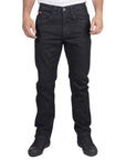Straight Leg Stretch Denim Jeans
