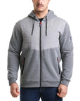 Quilted Hooded Sweat Jacket