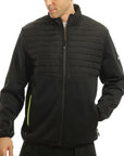 Padded Fleece Body & Sleeves Zip Jacket