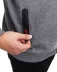 Quilted Hooded Sweat Jacket