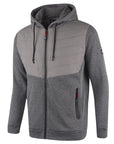 Quilted Hooded Sweat Jacket