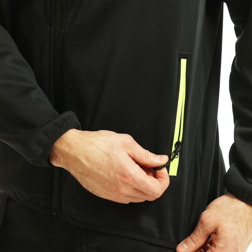 Mens Padded Fleece Body Sleeves Zip Jacket Lee Cooper Workwear