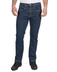 Straight Leg Stretch Denim Jeans