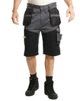 Hi Vis Detail Stretch Holster Work Cargo Shorts
