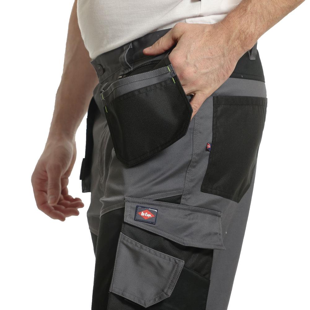 Hi Vis Detail Stretch Holster Work Cargo Shorts