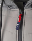 Quilted Hooded Sweat Jacket