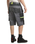 Hi Vis Detail Stretch Holster Work Cargo Shorts