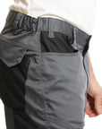 Reflective Trim Multi Pocket Stretch Cargo Shorts