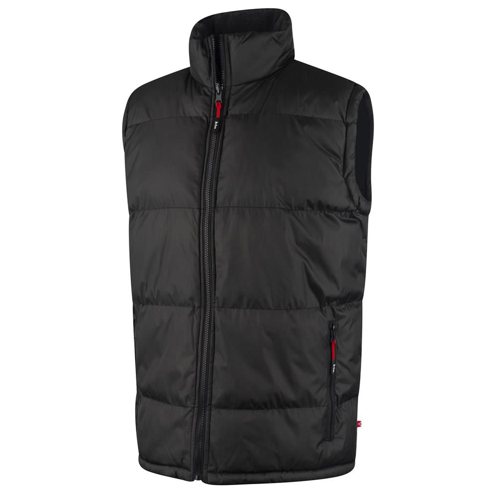 Men's Work Showerproof Reversible Padded Vest Lee Cooper Workwear