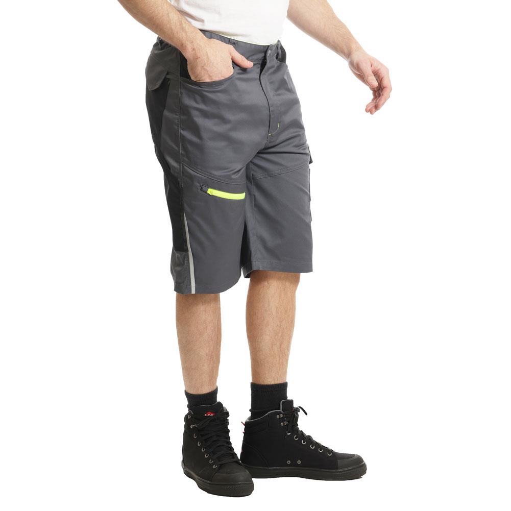 Men's Reflective Trim Multi Pocket Cargo Shorts | Lee Cooper Workwear